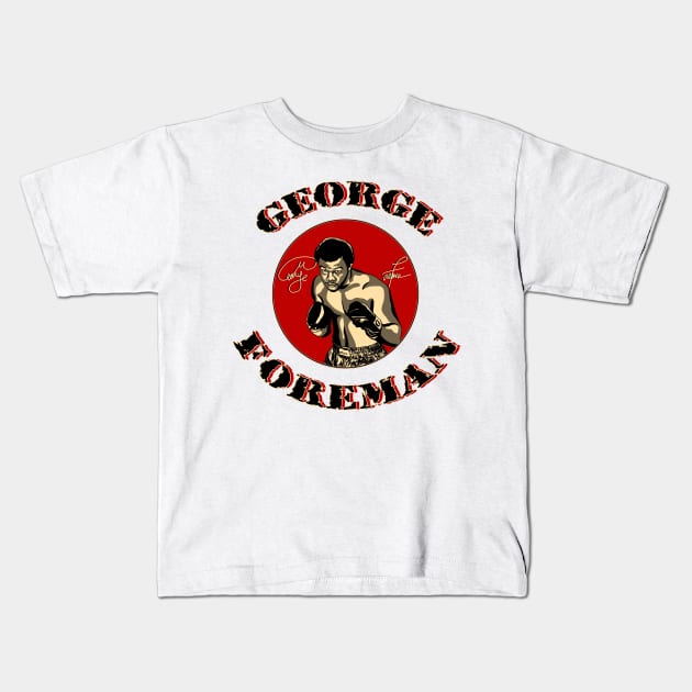 George Foreman Kids T-Shirt by HelenaCooper